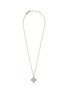 Detail View - Click To Enlarge - ROBERTO COIN - Princess Flower 18K Rose White Gold  Diamond Turquoise Ruby Necklace