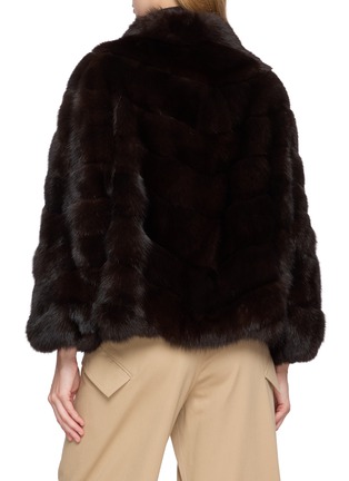 Back View - Click To Enlarge - CHEVITE - Sable Fur Jacket