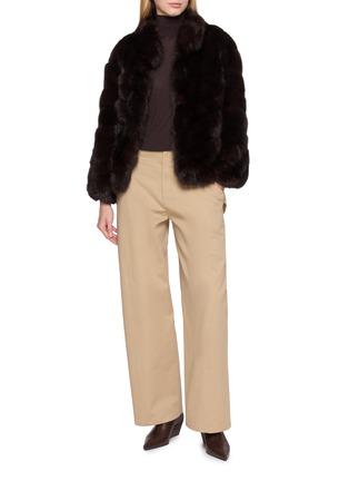 Figure View - Click To Enlarge - CHEVITE - Sable Fur Jacket