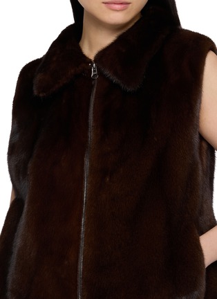  - CHEVITE - Zip Front Mink Vest