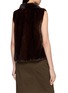 Back View - Click To Enlarge - CHEVITE - Zip Front Mink Vest