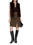 Figure View - Click To Enlarge - CHEVITE - Zip Front Mink Vest