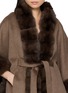  - CHEVITE - Sable Front Cashmere Cape