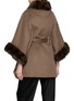 Back View - Click To Enlarge - CHEVITE - Sable Front Cashmere Cape