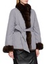 Detail View - Click To Enlarge - CHEVITE - Reversible Sable Fur Trim Jacket