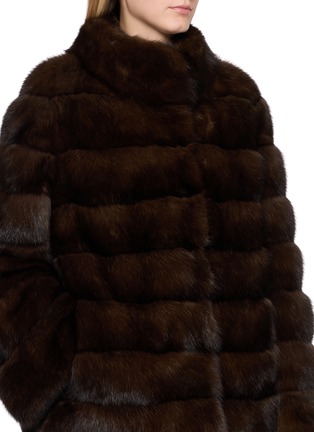  - CHEVITE - Reversible Sable Fur Trim Jacket