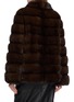 Back View - Click To Enlarge - CHEVITE - Reversible Sable Fur Trim Jacket