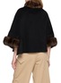 Back View - Click To Enlarge - CHEVITE - Sable Trim Cape