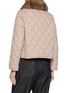 Back View - Click To Enlarge - CHEVITE - Quilted Sable Fur Collar Jacket