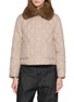 CHEVITE Quilted Sable Fur Collar Jacket