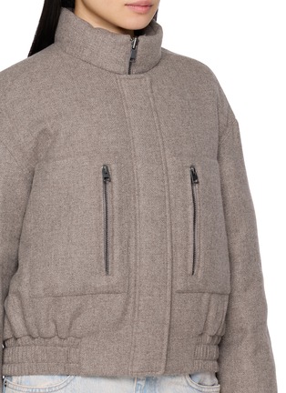 Detail View - Click To Enlarge - CHEVITE - Reversible Mink Panel Down Jacket