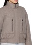 Detail View - Click To Enlarge - CHEVITE - Reversible Mink Panel Down Jacket