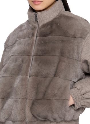  - CHEVITE - Reversible Mink Panel Down Jacket