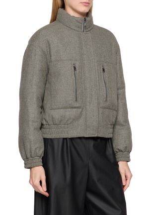 Detail View - Click To Enlarge - CHEVITE - Mink Fur Wool Goose Down Jacket