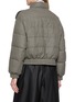 Back View - Click To Enlarge - CHEVITE - Mink Fur Wool Goose Down Jacket
