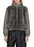 CHEVITE Mink Fur Wool Goose Down Jacket