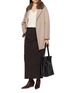 Figure View - Click To Enlarge - CHEVITE - Sable Collar Cashmere Twill Jacket