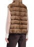 Back View - Click To Enlarge - CHEVITE - Reversible Sable Furt Collar Vest