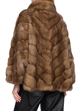 Back View - Click To Enlarge - CHEVITE - Sable Fur Jacket