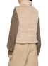Back View - Click To Enlarge - CHEVITE - Reversible Mink Rex Fur Down Vest