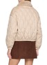 Back View - Click To Enlarge - CHEVITE - Quilted Mink Fur Collar Jacket