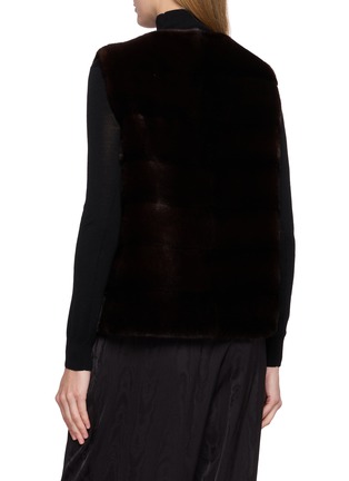 Back View - Click To Enlarge - CHEVITE - Mink Fur Vest