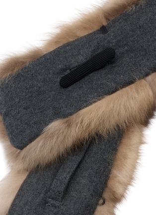 Detail View - Click To Enlarge - CHEVITE - Sable Fur Clip Muffler