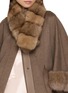 Figure View - Click To Enlarge - CHEVITE - Sable Fur Clip Muffler