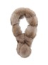 CHEVITE Half-Hide Sable Fur Clip Muffler