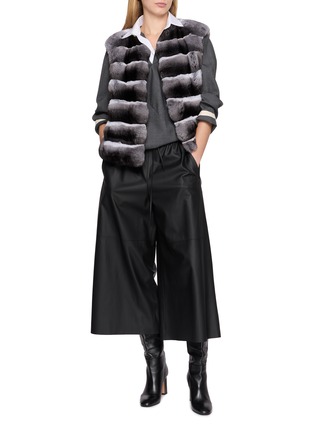 Figure View - Click To Enlarge - CHEVITE - Chinchilla Fur Vest