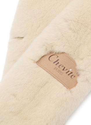 Detail View - Click To Enlarge - CHEVITE - Mink Double-Sided Fur Muffler