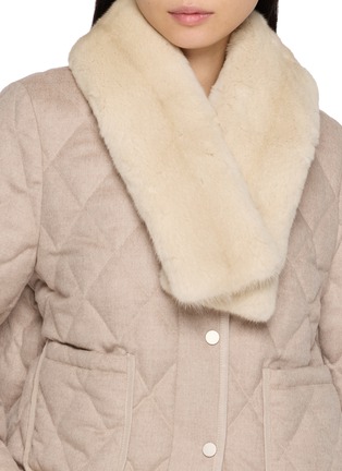Figure View - Click To Enlarge - CHEVITE - Mink Double-Sided Fur Muffler