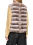 Back View - Click To Enlarge - CHEVITE - Chinchilla Fur Vest