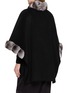 Back View - Click To Enlarge - CHEVITE - Chinchilla Trim Cape