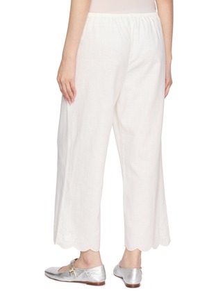 Back View - Click To Enlarge - POSSE - Odette Scalloped Hem Pants