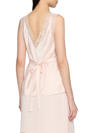 Back View - Click To Enlarge - POSSE - Blake Lace Trim Top