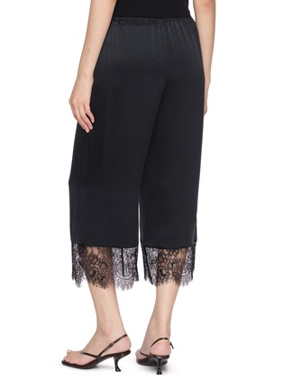 Back View - Click To Enlarge - POSSE - Black Lace Trim Pants