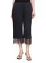 POSSE Black Lace Trim Pants