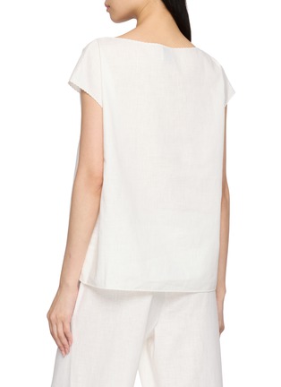 Back View - Click To Enlarge - POSSE - Odette Broderie Anglaise Top