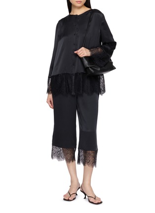 Figure View - Click To Enlarge - POSSE - Blake Lace Trim Shirt