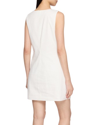 Back View - Click To Enlarge - POSSE - Odette Broderie Anglaise Mini Dress