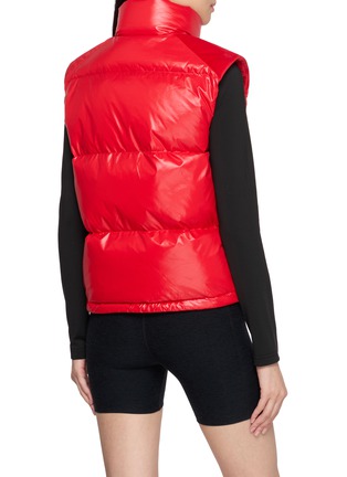 Back View - Click To Enlarge - SPORTY & RICH - Bold Logo Mountain Puffer Vest