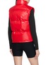 Back View - Click To Enlarge - SPORTY & RICH - Bold Logo Mountain Puffer Vest
