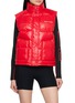 SPORTY & RICH Bold Logo Mountain Puffer Vest