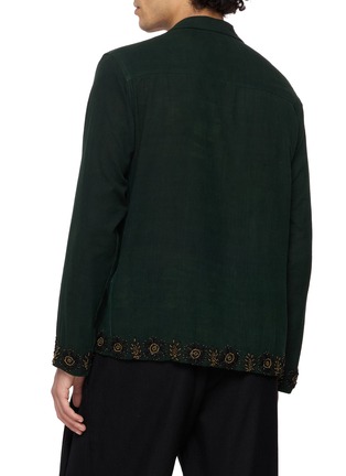 Back View - Click To Enlarge - KARTIK RESEARCH - Hand Embroidered Shirt
