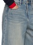  - MO&CO. - Washed Wide Leg Denim Jeans