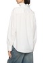 Back View - Click To Enlarge - MO&CO. - Long Sleeve Ruffle Collar Blouse