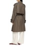 Back View - Click To Enlarge - MO&CO. - Double Breasted Belted Trench Coat