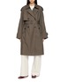 MO&CO. Double Breasted Belted Trench Coat