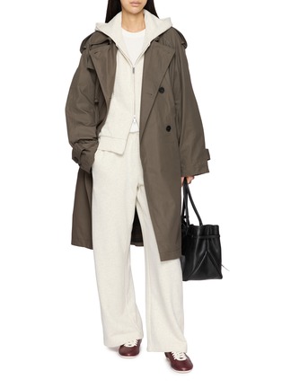 Figure View - Click To Enlarge - MO&CO. - Double Breasted Belted Trench Coat